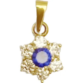 Přívěsek Zlatý přívěsek květinka se zirkony 210-2 (585/1000) 0,70g