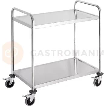 Servírovací stolek Vozík servírovací nerezový dvě police | STALGAST, 661020