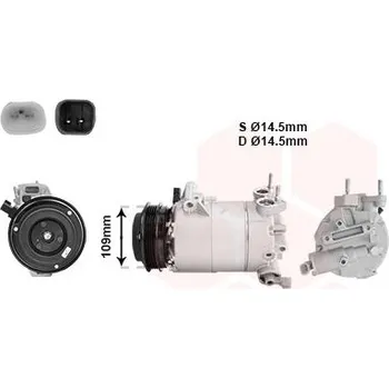 Kompresor klimatizace Kompresor, klimatizace VAN WEZEL 1800K392