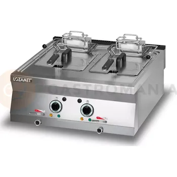 Stolní pila Elektrická fritéza 2x9,7 l | LOZAMET, L700.FE800-2x10