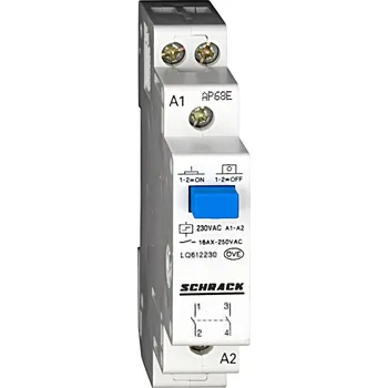 vypínač Schrack Technik spol. s r.o. LQ612230 - Spínač s dálk. ovl. 2Z/230VAC 16A