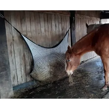 Pro koně Síť na seno 100 x 160 cm, více typů, Sittec Velikost: 4x4cm