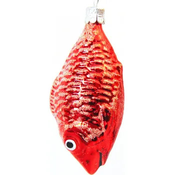 Vánoční ozdoba Vánoční ozdoba Ryba 1331 červená