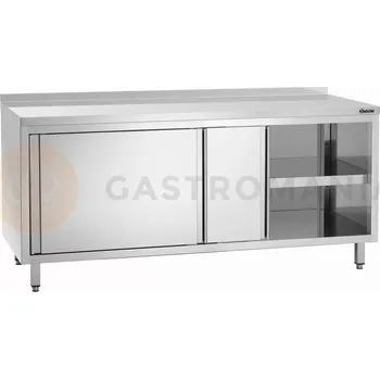 Dětská skříň Pracovní skříňka série 700 s lištou, 1800x700x850 mm, posuvné dveře | BARTSCHER, 338187