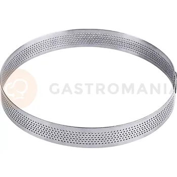 Nerezový dřez Nerezový, perforovaný, cukrářský ráfek s průměrem 150 mm | CONTACTO, 676/150