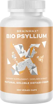 Přírodní produkt BrainMax Psyllium BIO 800 mg 200 cps.