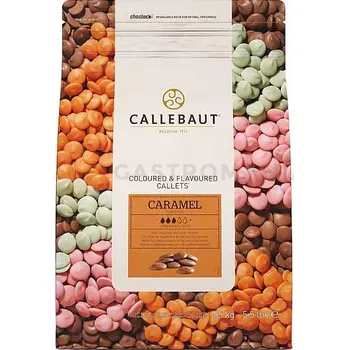 Potravina Aromatizovaná čokoláda karamelová, 31,1% Callets, 2,5 kg balení | CALLEBAUT, CHF-N3438CARE4-U70