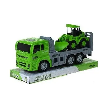 Hra na zahradu Ciężarówka z lawetą i traktorem