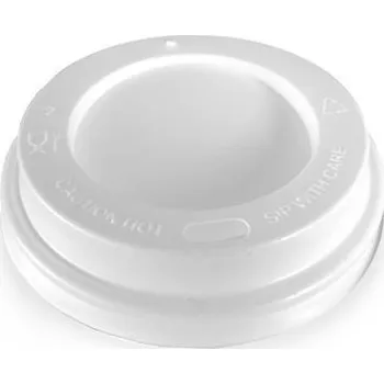 Jednorázové nádobí Víčko pro pap. kelímek 0,3/0,4l / 100ks