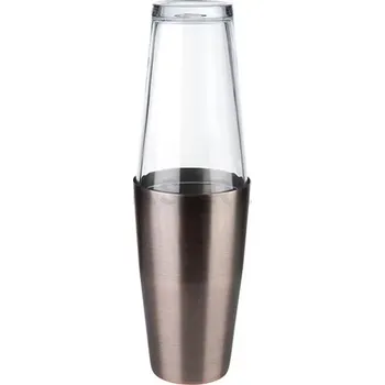 Sklenice Šejkr bostonský 0,7 l, sklenice 0,4 l, měděný | APS, 93325