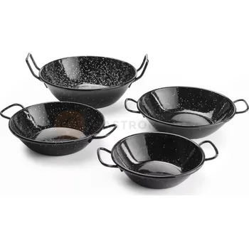 Kuchyňská váha Pánev - smaltovaná na paellu 17 cm | HENDI, 622827