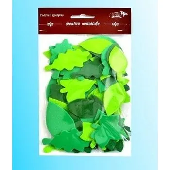 Set školních potřeb Listki tonacja zielona 60szt