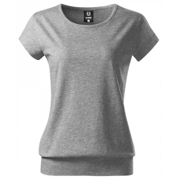 Dámské tričko Dámské triko ALTISPORT NoPrint NP/ALW021 TMAVĚ ŠEDÝ MELÍR S