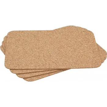 prostírání GM Corporation Korkové prostírání 39 x 29 cm 4 ks hnědé