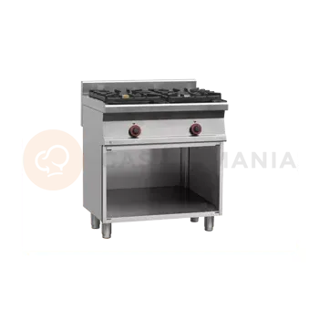 Plynová kartuše Sporák plynový - čínský s 2 hořáky | RM GASTRO, PCT2 68 G WOK