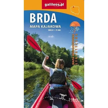 Cestování Mapa kajakowa - Brda wodoodporna 1:75 000 - praca zbiorowa