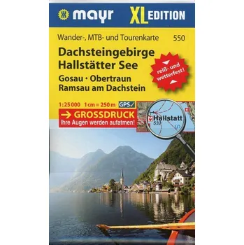 Dachsteingebirge, Hallstätter See XL 1:25 000 - KOMPASS-Karten GmbH