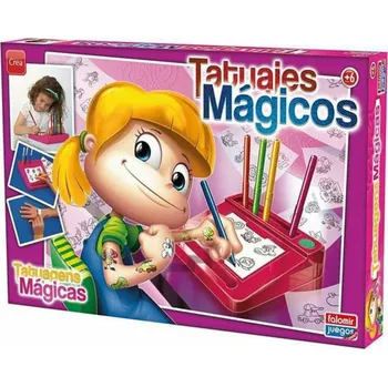 Dětská vědecká sada Souprava na ruční práce Tatuajes Magicos Falomir Růžová