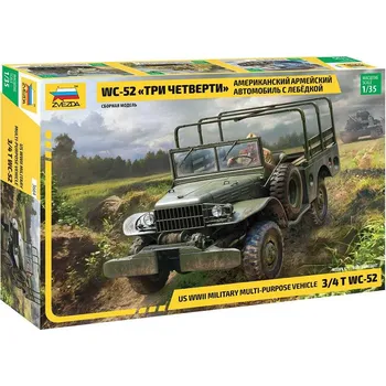 Plastikový model Model kit military 3664 - Dodge WC-52 (1:35)