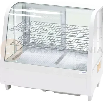 Chlazení Vitrína výstavní chladící s LED osvětlením bílá 100 l | STALGAST, 852103