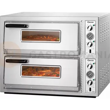 Pec na pizzu Dvoukomorová pec na pizzu NT 622, 885x790x710 mm | BARTSCHER, 2002095