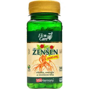 Přírodní produkt VitaHarmony Ženšen 1000 mg