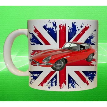 hrnek s Jaguar E Type 150ml (hrneček s osobním autem )