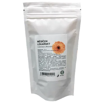 Čaj Měsíček lékařský květ se zákrovem řez 50g Zelené Drahokamy