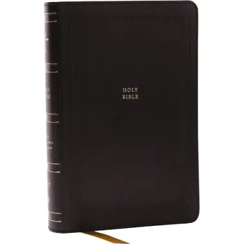 NKJV Compact Paragraph-Style Bible w/ 43,000 Cross References, Black Leathersoft, Red Letter, Comfort Print: Holy Bible, - Thomas Nelson