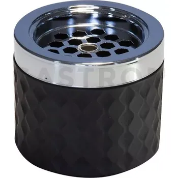 Servírovací stolek Popelník s ocelovou vložkou Ø 9,5 cm, černý | APS, 00564