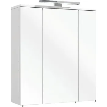 Koupelnový nábytek Zrcadlová skříňka s osvětlením GELA IV 65x20x72 cm