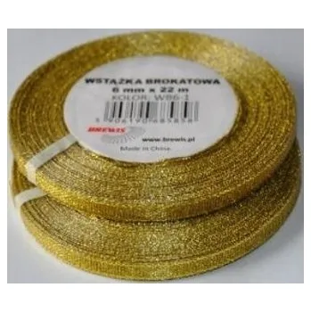 Set školních potřeb Wstążka brokatowa złota 6mmx22m