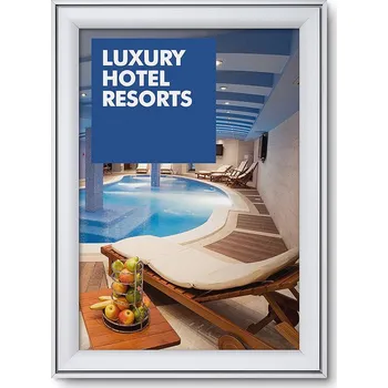 Rám na obraz Klaprám COMPASSO A2, ostrý roh, profil 37 mm, Voděvzdorná folie