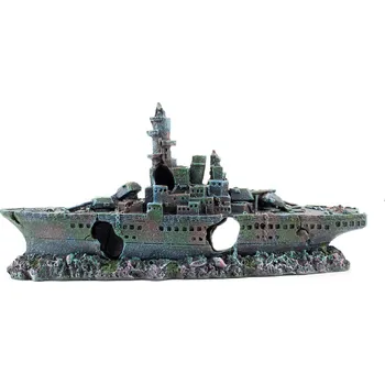 Dekorace do akvária Happet Vrak válečné lodi - Dekorace do akvária