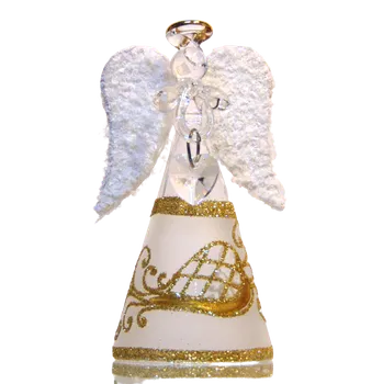 Vánoční dekorace Vánoční anděl s bílými křídly