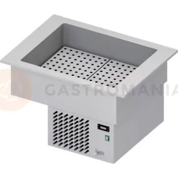 Výdejník vody Chladící vana na nápoje 2xGN 1/1, vrchní deska z nerezové oceli, 830x620x510 mm | STALGAST, ST 307