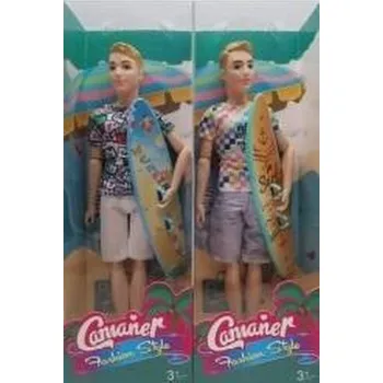 Lalka Kevin z deską do serfowania