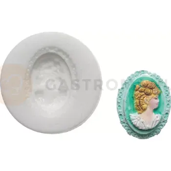 Výroba svíčky Forma na cukrovou hmotu SLK 324 - kamej, 18x23 mm | SILIKOMART, Sugarflex Cameo