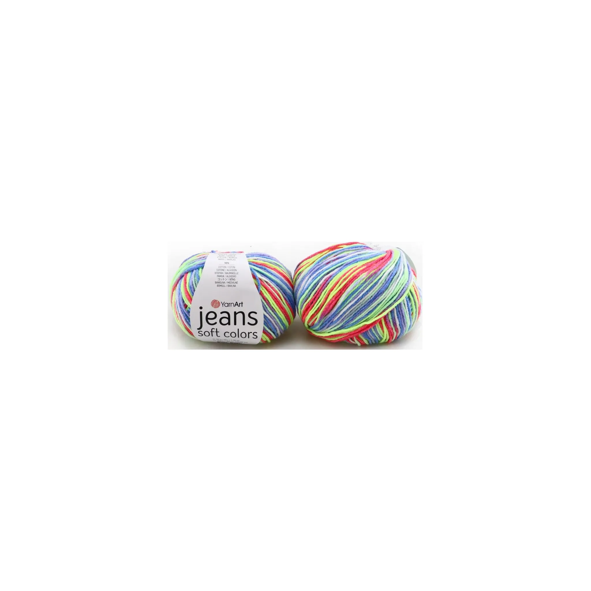 Fotografie 2 - Příze YarnArt Jeans Soft Colors 6207