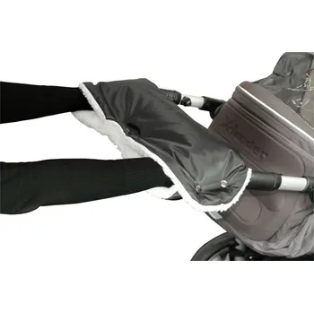 Autosedačka rukávník Emitex černý / kožich