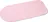 BabyOno Protiskluzová podložka do vany 70 x 35 cm, světle růžová
