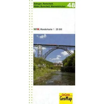 GeoMap Karte Solingen, Remscheid, Hilden, Burscheid, Wermelskirchen