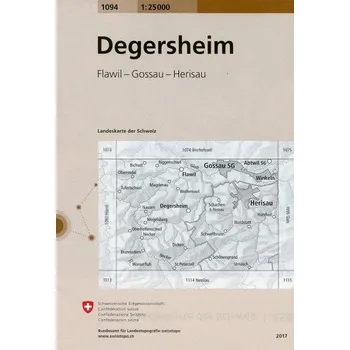 Landeskarte der Schweiz Degersheim
