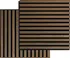 Obklad Fibrotech Acoustic Square Panels olejovaný dub/hnědé 52 x 52 cm 2 ks