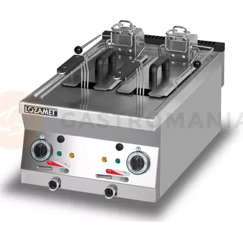 Stolní pila Elektrická fritéza 2x4,8 l | LOZAMET, L700.FE400-2x5