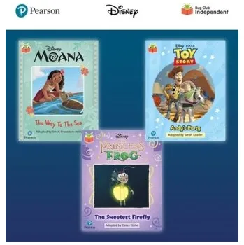 Kniha Pearson Bug Club Disney Year 1 Pack E, including decodable phonics readers for phase 5; Moana: The Way to the Sea, Toy S - Prasadam-Halls, Smriti