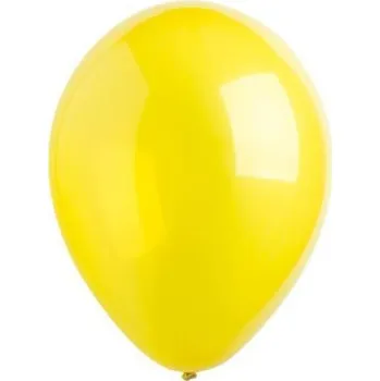 Balónek Gemar Balónek 30 cm žlutý s perletí 10 ks