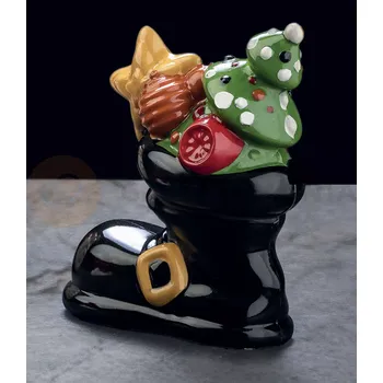 Čokoládová tyčinka Forma na čokoládové dezerty - bota Santa Clause, 160x80x180 mm, 390 g - KT181 | PAVONI, Santa Boot