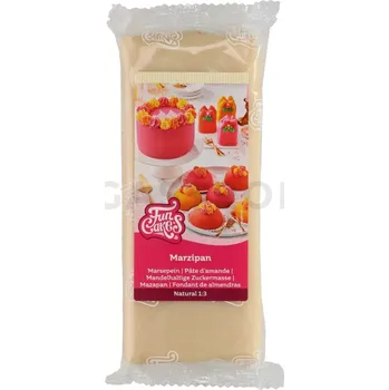 Výroba svíčky Marcipánová hmota přírodní 1:3, 1 kg, přírodní barva | FUNCAKES, F28180