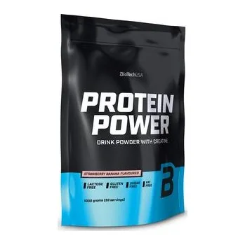 Protein BioTech Protein Power 1000 g strawberry banana (jahoda-banán)